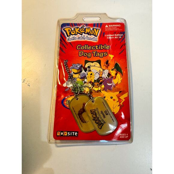 1999 Pokémon dog tags-NIB - Picture 1 of 3